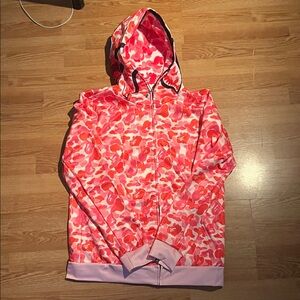 Bape Pink Camo Hoodie